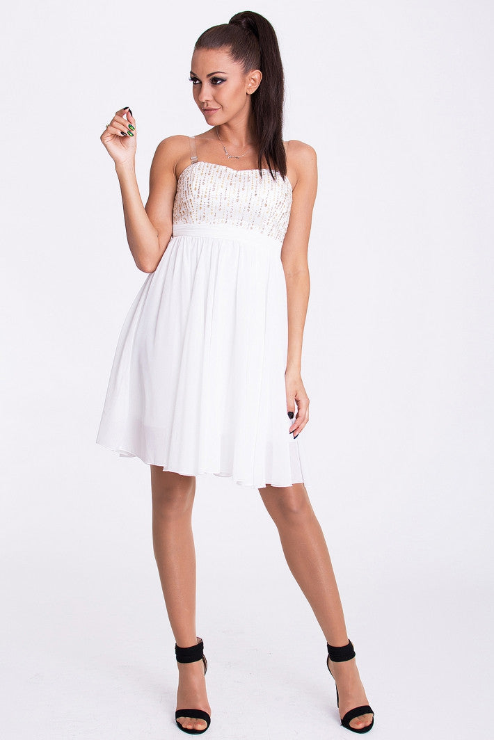 EVA & LOLA DRESS - WHITE 17001-4