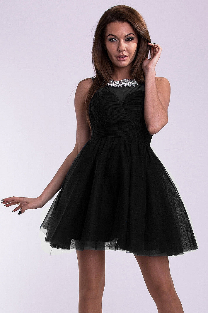 EVA & LOLA DRESS BLACK 10012-3