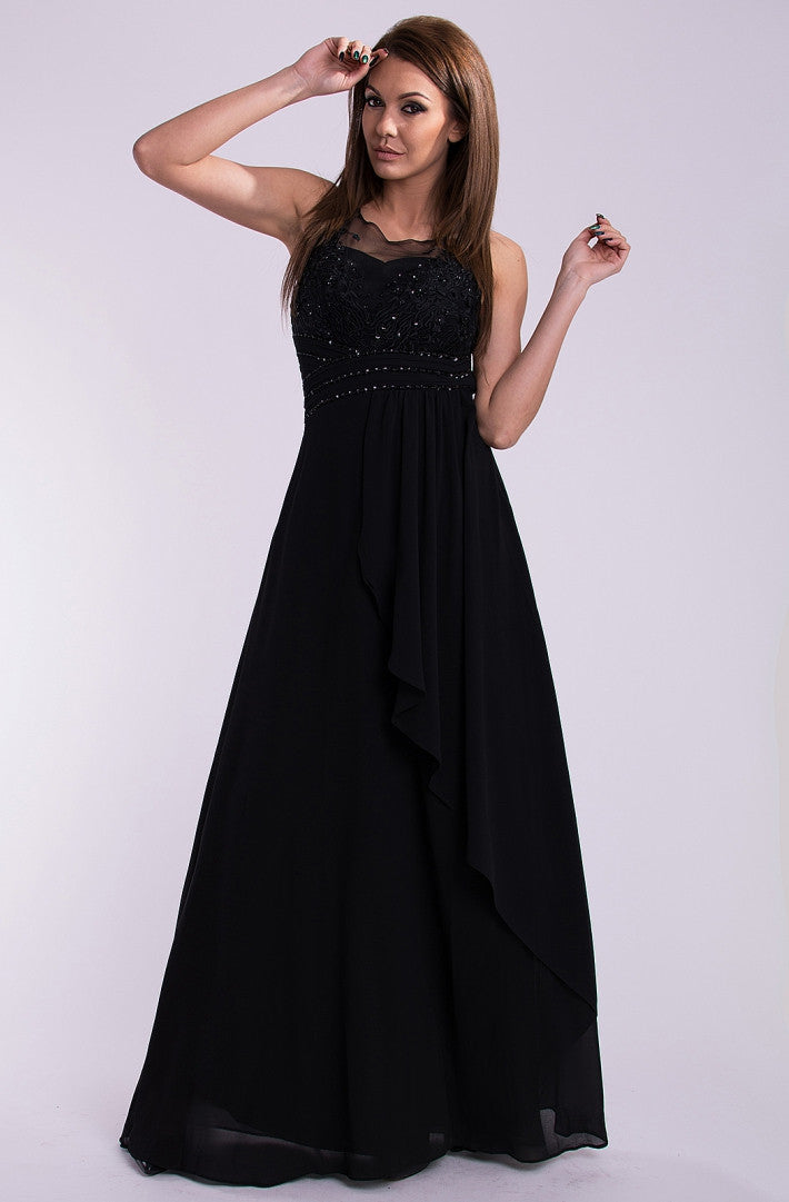 EVA & LOLA DRESS - BLACK 10005-4