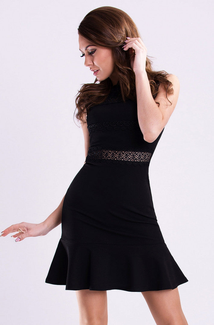 EMAMODA DRESS - BLACK 12013-1