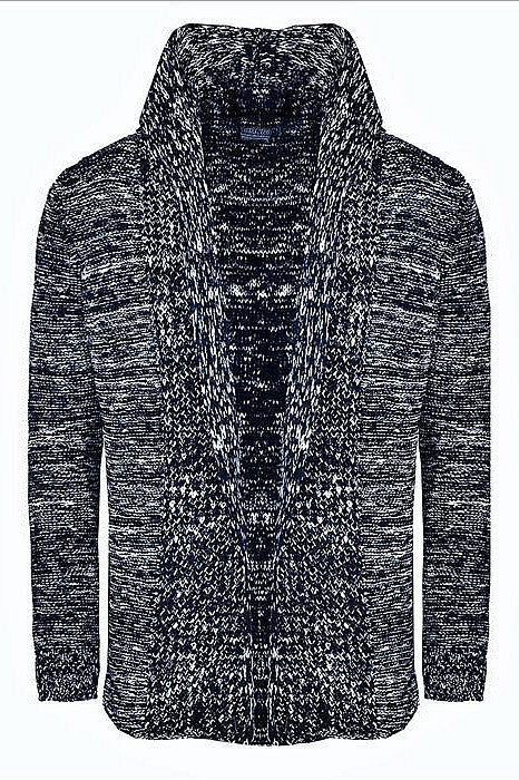 MALE V-NECK CARDIGAN CRSM - NAVY BLUE 9802-1