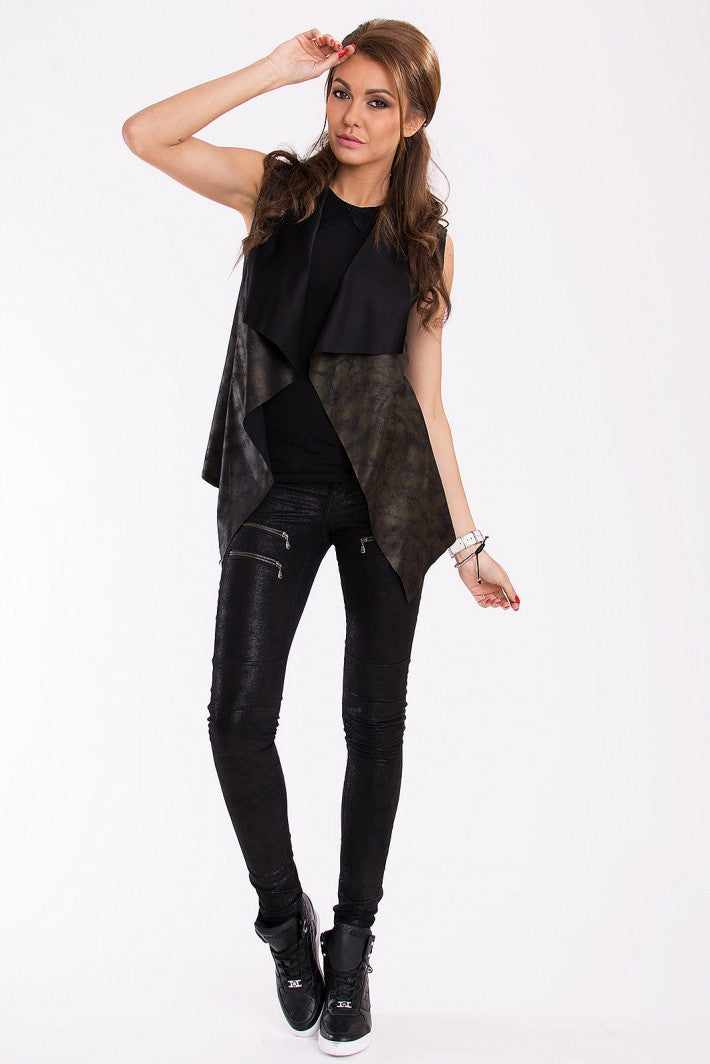 PINK BOOM VEST - BLACK 9607-1