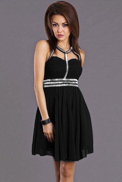 EVA & LOLA DRESS - BLACK 6811-3