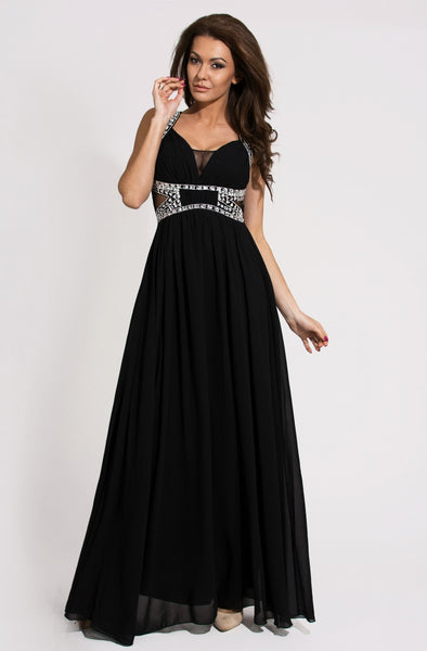 EVA & LOLA DRESS - BLACK 9707-3