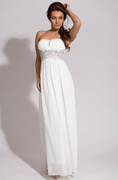 EVA & LOLA DRESS - WHITE 9610-5