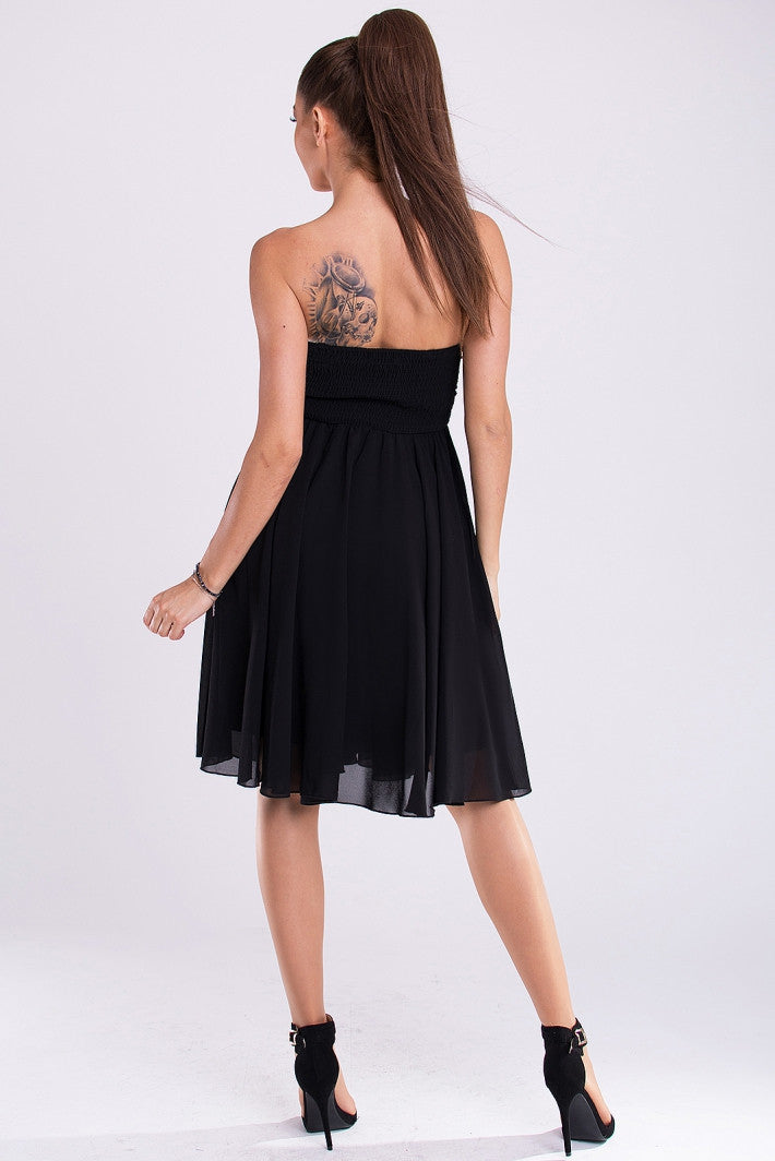 EVA & LOLA DRESS - BLACK 19010-6