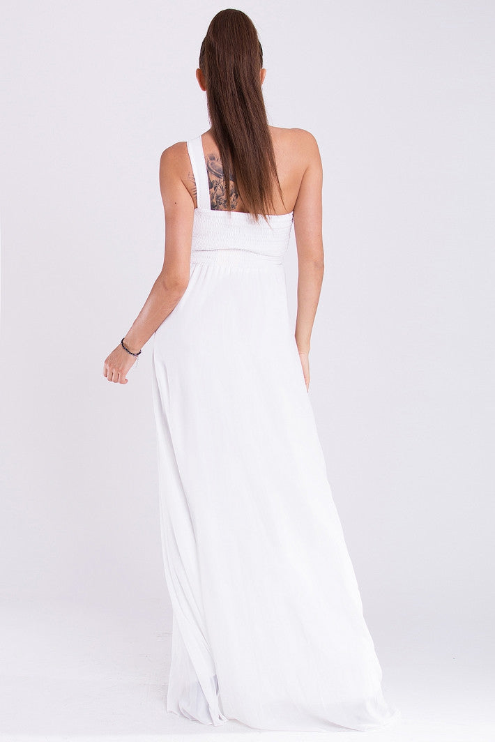 EVA & LOLA DRESS - WHITE 19012-1