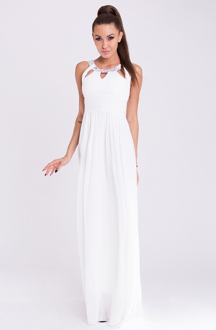 EVA & LOLA DRESS - WHITE 19011-3