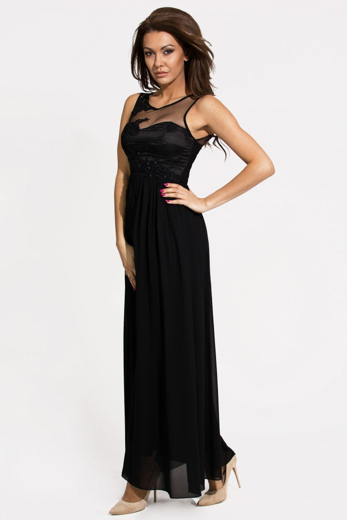 EVA & LOLA DRESS - BLACK 9710-2