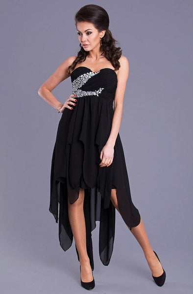 EVA & LOLA DRESS -BLACK 8021-1