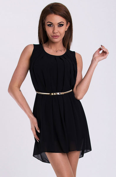 PINK BOOM DRESS - BLACK 14008-3