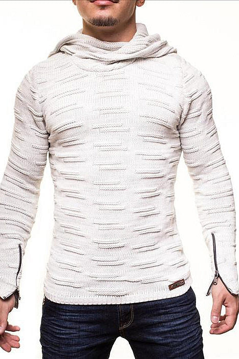 MALE LONG SWEATER CRSM - WHITE 9500-1