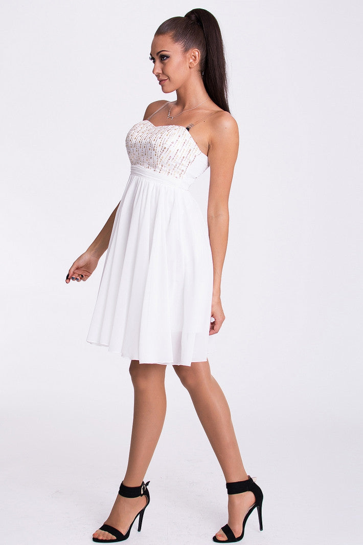 EVA & LOLA DRESS - WHITE 17001-4